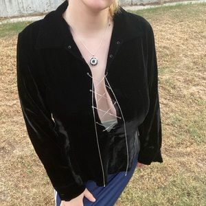 Velvet Vintage Blouse